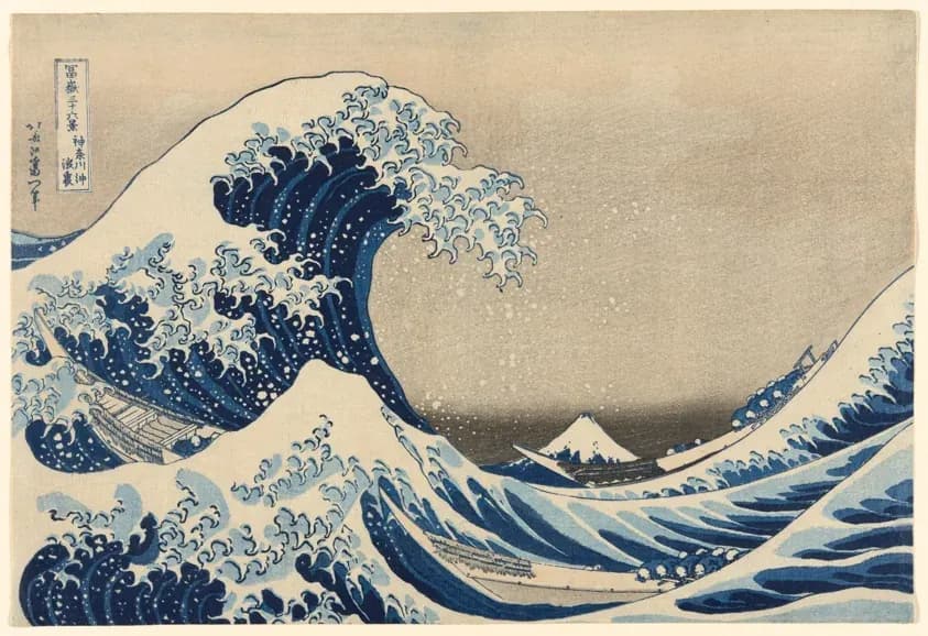 Muestra del estilo Ukiyo-e