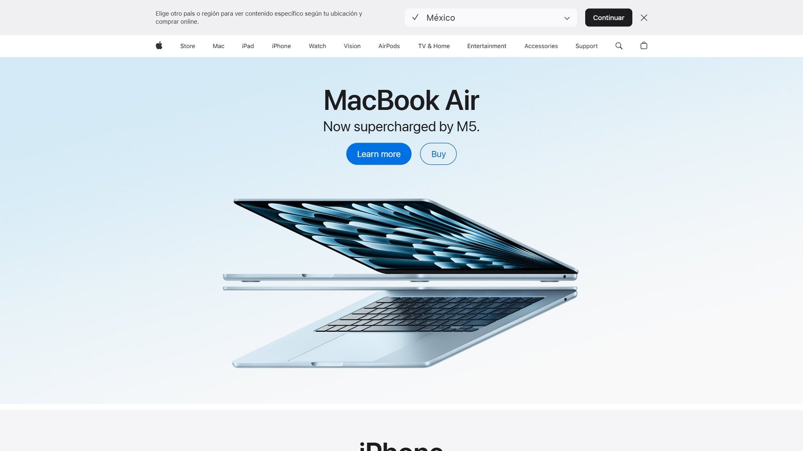 Hero del style guide Apple